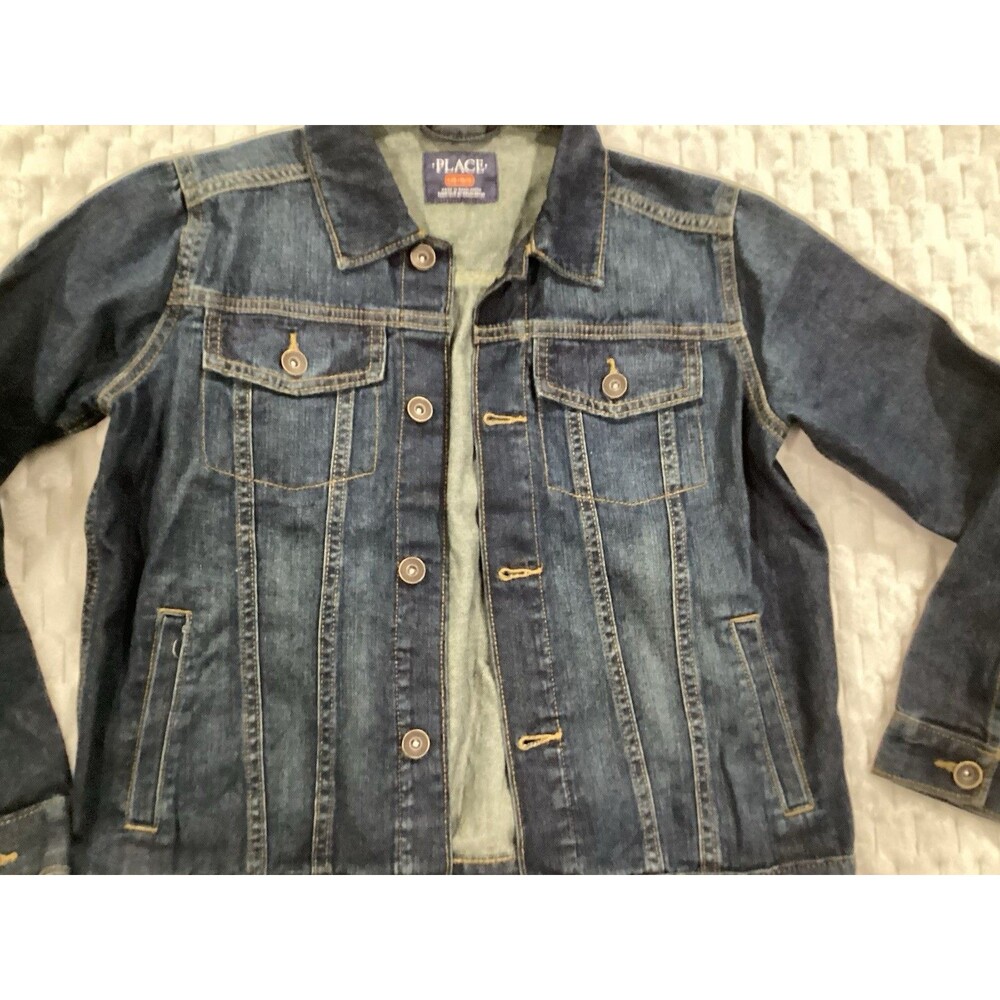 Girls Denim Jean Jacket the Children's Place, Size Large 10/12 #39